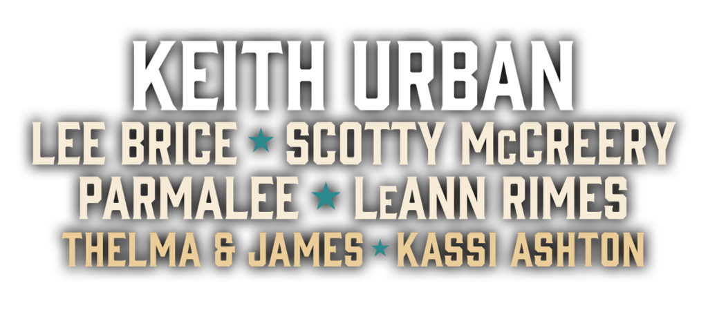 Keith Urban | Lee Brice | Scotty McCreery | Parmalee | LeAnn Rimes | Thelma and James | Kassi Ashton